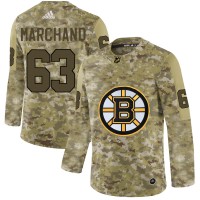 Adidas Boston Bruins #63 Brad Marchand Camo Authentic Stitched NHL Jersey