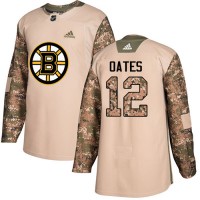 Adidas Boston Bruins #12 Adam Oates Camo Authentic 2017 Veterans Day Stitched NHL Jersey