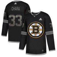 Adidas Boston Bruins #33 Zdeno Chara Black Authentic Classic Stitched NHL Jersey