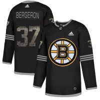 Adidas Boston Bruins #37 Patrice Bergeron Black Authentic Classic Stitched NHL Jersey