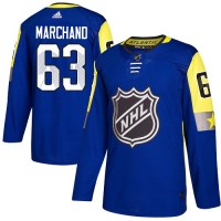 Adidas Boston Bruins #63 Brad Marchand Royal 2018 All-Star Atlantic Division Authentic Stitched NHL Jersey