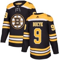 Adidas Boston Bruins #9 Johnny Bucyk Black Home Authentic Stitched NHL Jersey