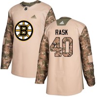 Adidas Boston Bruins #40 Tuukka Rask Camo Authentic 2017 Veterans Day Stitched NHL Jersey