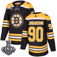Adidas Boston Bruins #90 Marcus Johansson Black Home Authentic 2019 Stanley Cup Final Stitched NHL Jersey