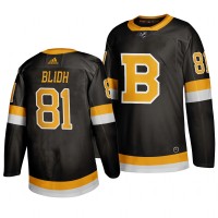 Adidas Boston Boston Bruins #81 Anton Blidh Black 2019-20 Authentic Third Stitched NHL Jersey