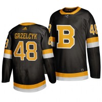 Adidas Boston Boston Bruins #48 Matt Grzelcyk Black 2019-20 Authentic Third Stitched NHL Jersey