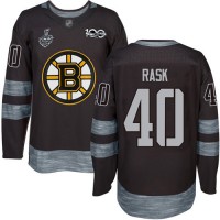 Adidas Boston Bruins #40 Tuukka Rask Black 1917-2017 100th Anniversary Stanley Cup Final Bound Stitched NHL Jersey