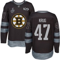 Adidas Boston Bruins #47 Torey Krug Black 1917-2017 100th Anniversary Stanley Cup Final Bound Stitched NHL Jersey