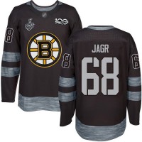 Adidas Boston Bruins #68 Jaromir Jagr Black 1917-2017 100th Anniversary Stanley Cup Final Bound Stitched NHL Jersey