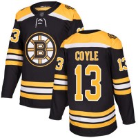 Adidas Boston Bruins #13 Charlie Coyle Black Home Authentic Stitched NHL Jersey
