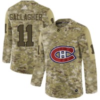 Adidas Montreal Canadiens #11 Brendan Gallagher Camo Authentic Stitched NHL Jersey
