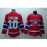 Montreal Canadiens #10 Guy Lafleur Stitched Red CH CCM Throwback NHL Jersey