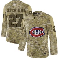 Adidas Montreal Canadiens #27 Alex Galchenyuk Camo Authentic Stitched NHL Jersey