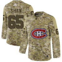 Adidas Montreal Canadiens #65 Andrew Shaw Camo Authentic Stitched NHL Jersey