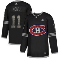 Adidas Montreal Canadiens #11 Saku Koivu Black Authentic Classic Stitched NHL Jersey