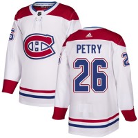 Adidas Montreal Canadiens #26 Jeff Petry White Road Authentic Stitched NHL Jersey