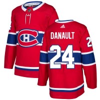 Adidas Montreal Canadiens #24 Phillip Danault Red Home Authentic Stitched NHL Jersey