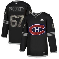 Adidas Montreal Canadiens #67 Max Pacioretty Black Authentic Classic Stitched NHL Jersey