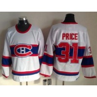 Montreal Canadiens #31 Carey Price White CCM Throwback Stitched NHL Jersey