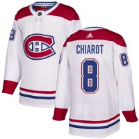 Adidas Montreal Canadiens #8 Ben Chiarot White Road Authentic Stitched NHL Jersey