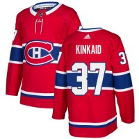 Adidas Montreal Canadiens #37 Keith Kinkaid Red Home Authentic Stitched NHL Jersey