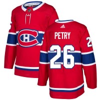 Adidas Montreal Canadiens #26 Jeff Petry Red Home Authentic Stitched NHL Jersey