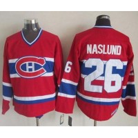 Montreal Canadiens #26 Mats Naslund Red CCM Throwback Stitched NHL Jersey