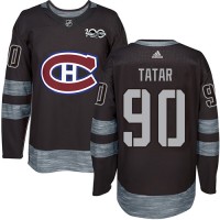 Adidas Montreal Canadiens #90 Tomas Tatar Black 1917-2017 100th Anniversary Stitched NHL Jersey
