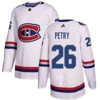 Adidas Montreal Canadiens #26 Jeff Petry White Authentic 2017 100 Classic Stitched NHL Jersey