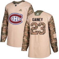 Adidas Montreal Canadiens #23 Bob Gainey Camo Authentic 2017 Veterans Day Stitched NHL Jersey