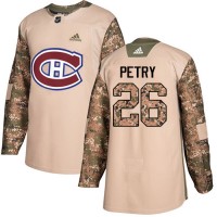 Adidas Montreal Canadiens #26 Jeff Petry Camo Authentic 2017 Veterans Day Stitched NHL Jersey
