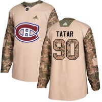 Adidas Montreal Canadiens #90 Tomas Tatar Camo Authentic 2017 Veterans Day Stitched NHL Jersey