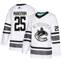Adidas Vancouver Canucks #25 Jacob Markstrom White 2019 All-Star Game Parley Authentic Stitched NHL Jersey