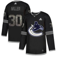 Adidas Vancouver Canucks #30 Ryan Miller Black Authentic Classic Stitched NHL Jersey