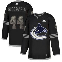 Adidas Vancouver Canucks #44 Erik Gudbranson Black Authentic Classic Stitched NHL Jersey