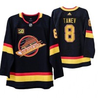Vancouver Vancouver Canucks #8 Christopher Tanev 50th Anniversary Skate 2019-20 Jersey