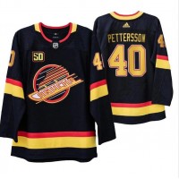 Vancouver Vancouver Canucks #40 Elias Pettersson 50th Anniversary Skate 2019-20 Jersey