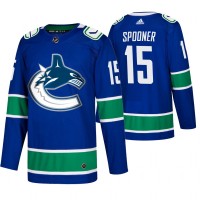 Men's Vancouver Vancouver Canucks #15 Ryan Spooner Adidas Blue 2019-20 Home Authentic NHL Jersey