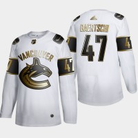 Vancouver Vancouver Canucks #47 Sven Baertschi Men's Adidas White Golden Edition Limited Stitched NHL Jersey