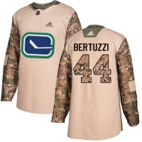 Adidas Vancouver Canucks #44 Todd Bertuzzi Camo Authentic 2017 Veterans Day Stitched NHL Jersey
