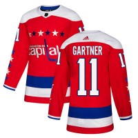 Adidas Washington Capitals #11 Mike Gartner Red Alternate Authentic Stitched NHL Jersey