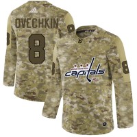 Adidas Washington Capitals #8 Alex Ovechkin Camo Authentic Stitched NHL Jersey