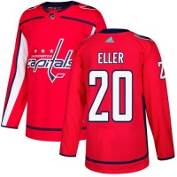 Adidas Washington Capitals #20 Lars Eller Red Home Authentic Stitched NHL Jersey