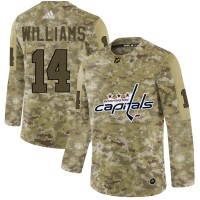 Adidas Washington Capitals #14 Justin Williams Camo Authentic Stitched NHL Jersey
