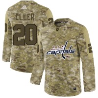 Adidas Washington Capitals #20 Lars Eller Camo Authentic Stitched NHL Jersey