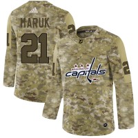 Adidas Washington Capitals #21 Dennis Maruk Camo Authentic Stitched NHL Jersey