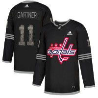 Adidas Washington Capitals #11 Mike Gartner Black Authentic Classic Stitched NHL Jersey