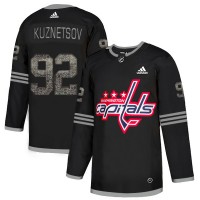 Adidas Washington Capitals #92 Evgeny Kuznetsov Black Authentic Classic Stitched NHL Jersey