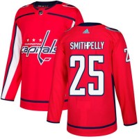 Adidas Washington Capitals #25 Devante Smith-Pelly Red Home Authentic Stitched NHL Jersey