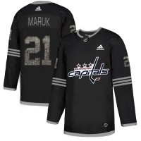 Adidas Washington Capitals #21 Dennis Maruk Black_1 Authentic Classic Stitched NHL Jersey